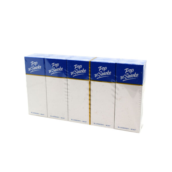 Pop-n-Smoke-2-1-600x600 Pop N’ Smoke – Blueberry Mint Slims (10/Pack) - Image 1